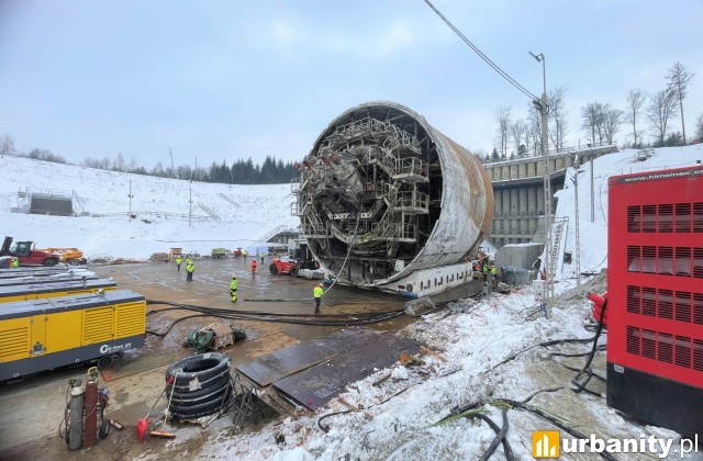 Na budowie drogi ekspresowej S19 Rzeszów Południe - Babica, fot. GDDKiA