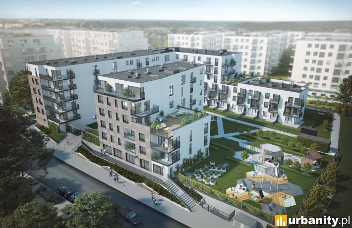 Wizualizacja projektu Saperska 30 w Poznaniu