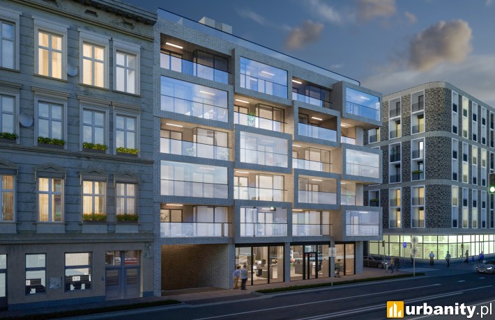 Projekt inwestycji Traugutta 70 we Wrocławiu, wizualizacja, wiz. materiały prasowe