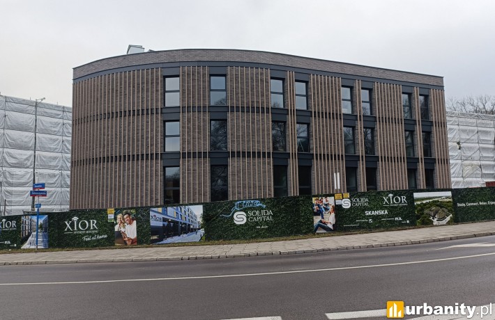Tak obecnie wygląda budowa domu studenckiego Xior w Warszawie, fot. mickam
