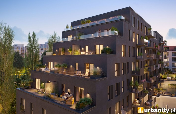 Apartamenty Kierbedzia 4 w Warszawie, wizualizacja, wiz. materiały dewelopera