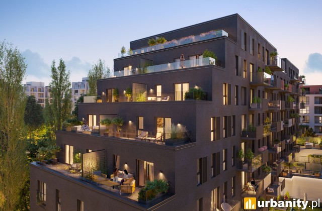 Apartamenty Kierbedzia 4 w Warszawie, wizualizacja, wiz. materiały dewelopera