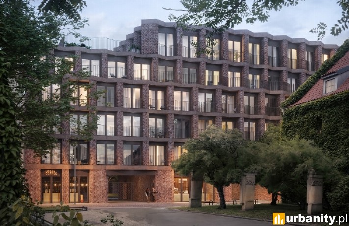 Projekt inwestycji Bernardyńska 1 we Wrocławiu