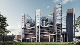 Wizualizacja biurowca firmy Cerrad