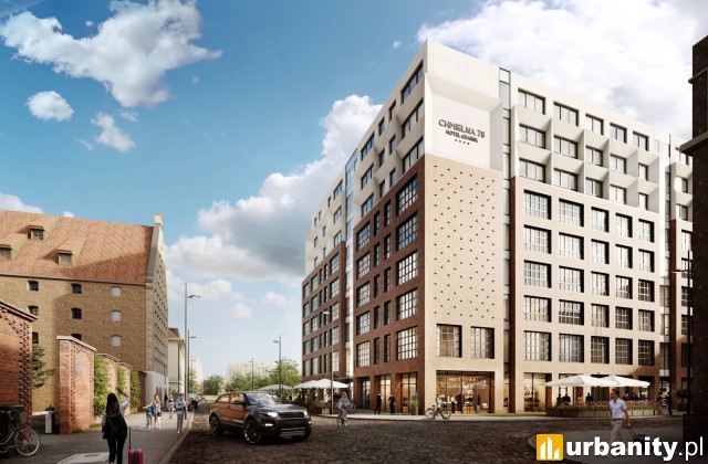 Chmielna 78 Hotel Gdańsk, wiz. materiały inwestora