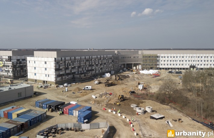 Dolnośląskie Centrum Onkologii Pulmonologii i Hematologii, stan na kwiecień, fot. DCOPiH