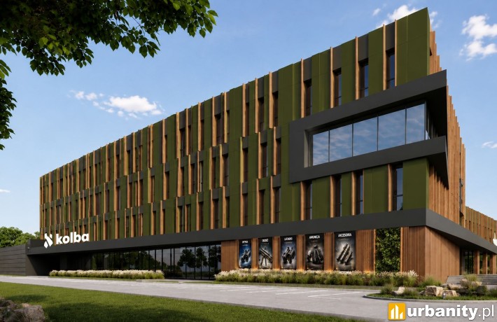 Projekt nowego kompleksu firmy Kolba na Śląsku, wiz. materiały inwestora