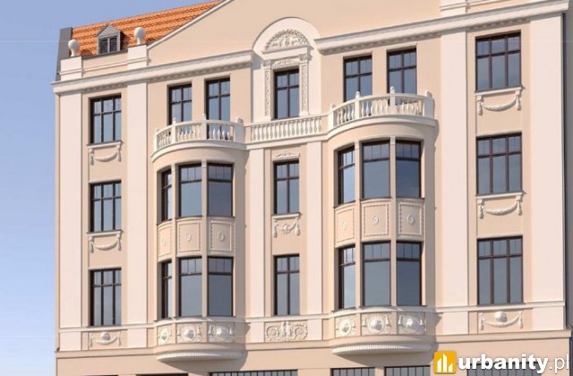 Kamienica przy Legionów 37A w Łodzi - wizualizacja