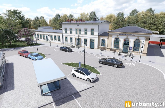 Dworzec w Oławie po przebudowie, wiz. PKP S.A.