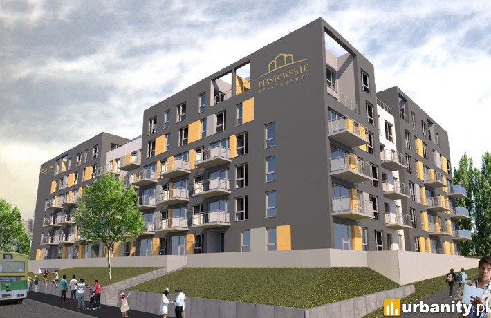 Wizualizacja inwestycji Piastowskie Apartamenty