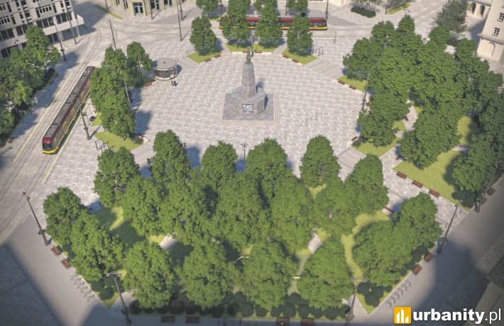 Nowy Plac Wolności w Łodzi