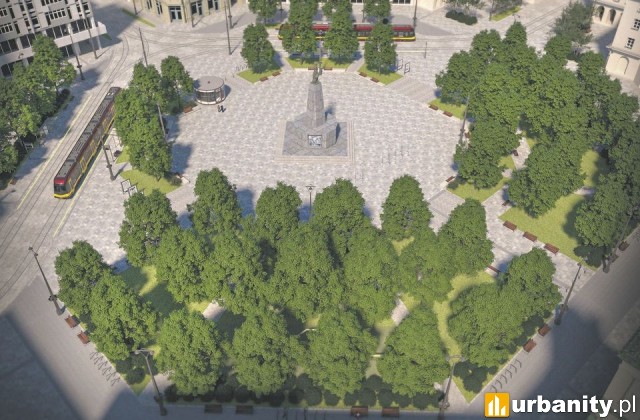 Nowy Plac Wolności w Łodzi