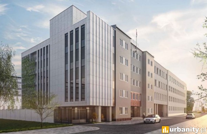 Wizualizacja budynku Sądu rejonowego w Gdyni, wiz. materiały inwestora