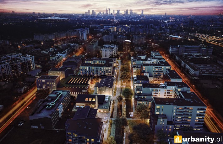 Soho 18 w Warszawie - wizualizacja