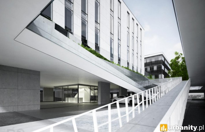 Wizualizacja kompleksu Szczecin Business Plaza