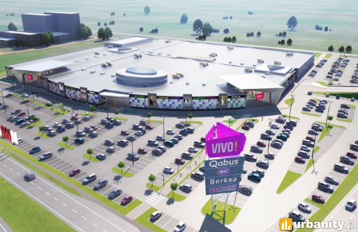 Projekt centrum handlowego Vivo! w Krośnie