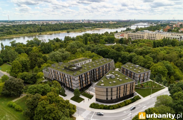 Wizualizacja domu studenckiego Xior w Warszawie, wiz. materiały inwestora