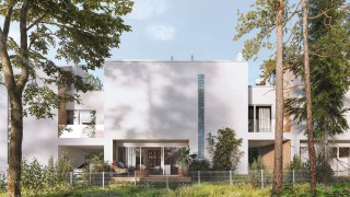 projekt inwestycji Zachodnia Wesoła w Warszawie, wiz. materiały dewelopera