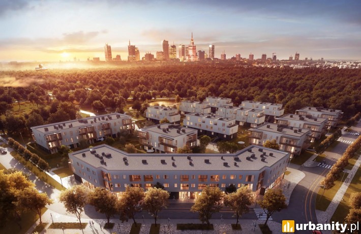 Projekt osiedla Nova Królikarnia na Mokotowie