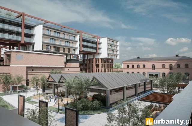 Nowa Tkalnia - projekt inwestycji, wiz. materiały inwestora
