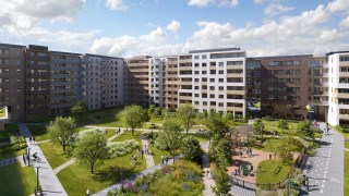 Ogromny osiedlowy park wizytówką osiedla przy Grabiszyńskiej we Wrocławiu