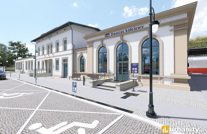 Dworzec w Oławie po przebudowie, wiz. PKP S.A.