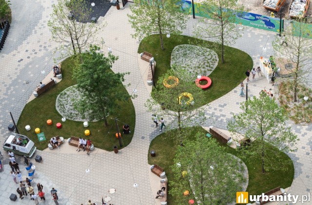 Gotowy ogólnodostępny plac na terenie kompleksu Nowy Rynek, fot. poznan.pl