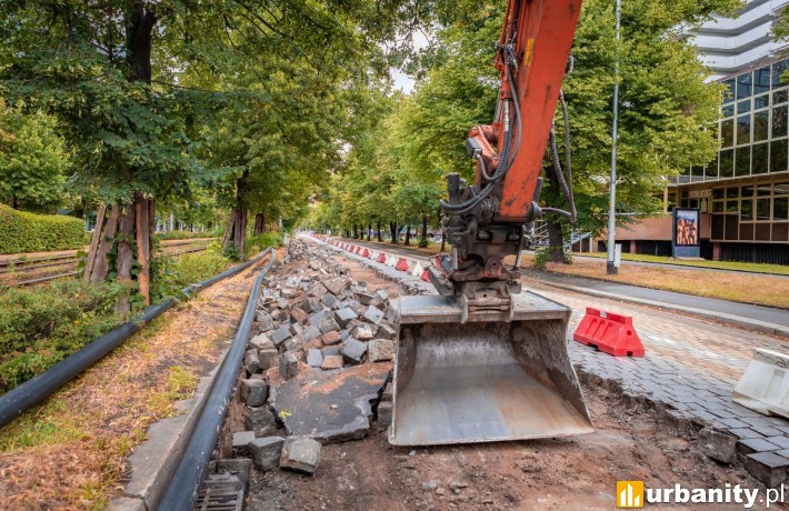 Ruszył remont ulicy Powstańców Śląskich we Wrocławiu, fot. Bartosz Mokrzycki, wroclaw.pl