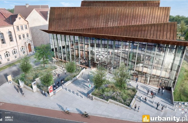Najnowsze wizualizacje nowej siedziby Teatru Muzycznego, wiz. Archimedia