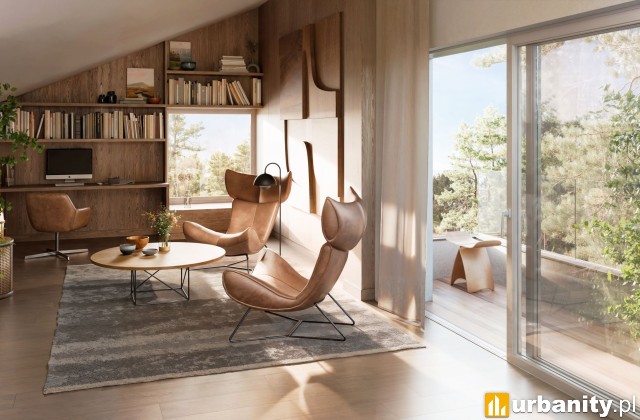 projekt inwestycji Zachodnia Wesoła w Warszawie, wiz. materiały dewelopera