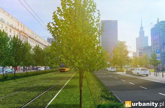 Zielona Marszałkowska, wizualizacja, fot. materiały inwestora