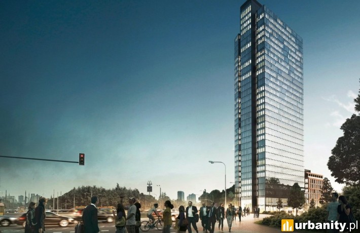 Projekt 120-metrowego wieżowca na Woli