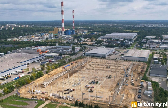 City Logistics Łódź V - budowa inwestycji, fot. Harden Construction