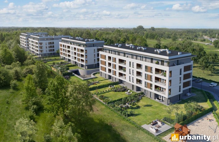 Wizualizacja osiedla Nowe Miasto Polesie w Łodzi