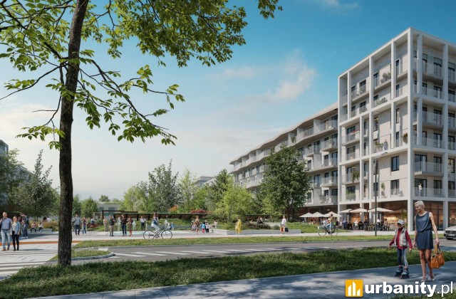 Projekt osiedla ursus Point w Warszawie, wiz. Robyg