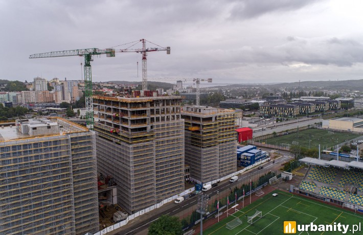 3T Office Park - wiecha na budowie, sierpień 2020 r