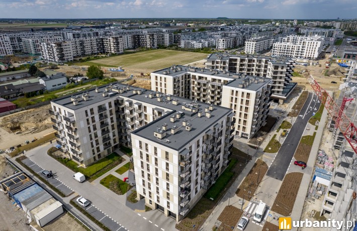 Bemosphere - gotowe etapy osiedla na Chrzanowie, fot. Develia