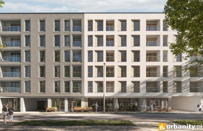 Projekt nowej inwestycji w Nowym Centrum Łodzi, wiz. materiały dewelopera