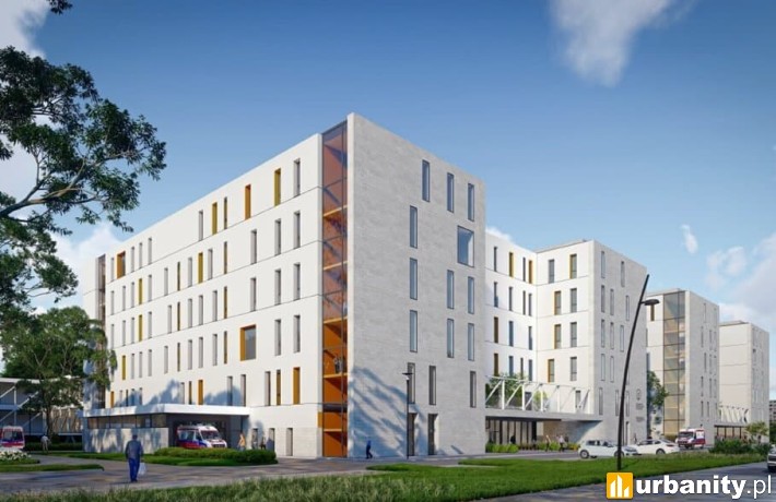 Centrum Leczenia Dzieci w Bydgoszczy, wizualizacja, wiz. materiały inwestora