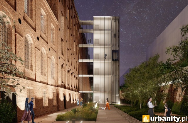 Przędzalniana 71 w Łodzi, wizualizacja inwestycji, wiz. OKAM