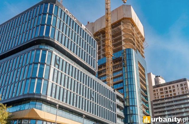 Quorum Tower, postęp prac budowlanych, fot. Cavatina