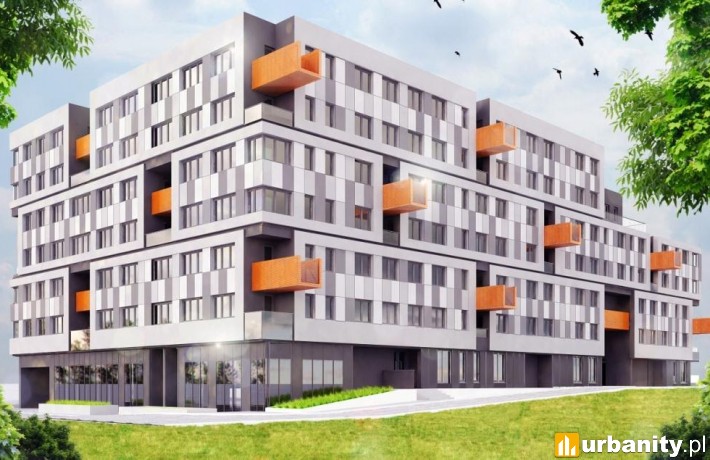 Projekt budynku Sensity w Krakowie