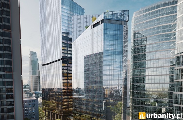 Skyliner II, wiz. PEAK Wizualizacje Architektoniczne