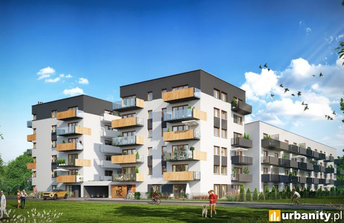 Wizualizacja budynku Bemowo Residence w Warszawie