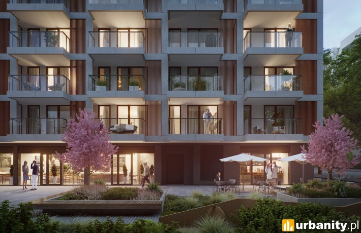 Projekt inwestycji Chmielna Duo na Woli, wiz. materiały prasowe