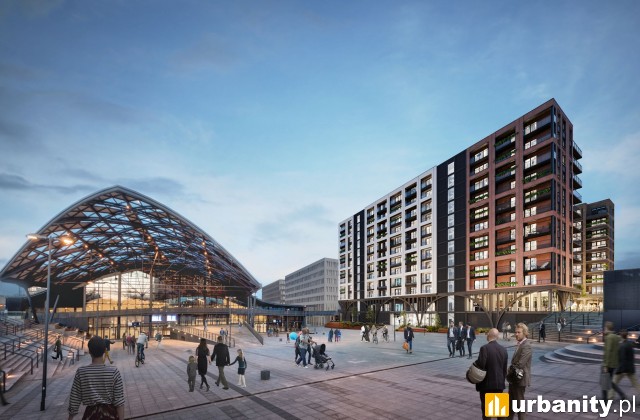 Docelowy wygląd Fuzji w Łodzi, wiz. materiały dewelopera