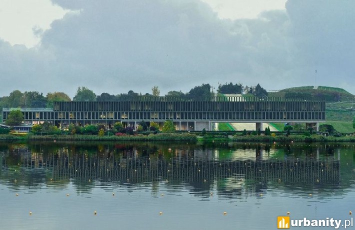 Projekt hotelu nad Jeziorem Maltańskim, wiz. AESDE