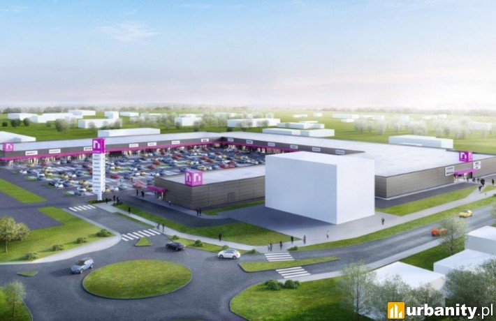 Projekt parku handlowego firmy Napollo, fot. materiały prasowe