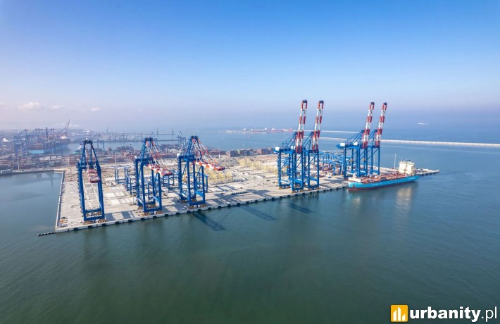 Największa inwestycja portowa w Polsce już częściowo działa, fot. Budimex