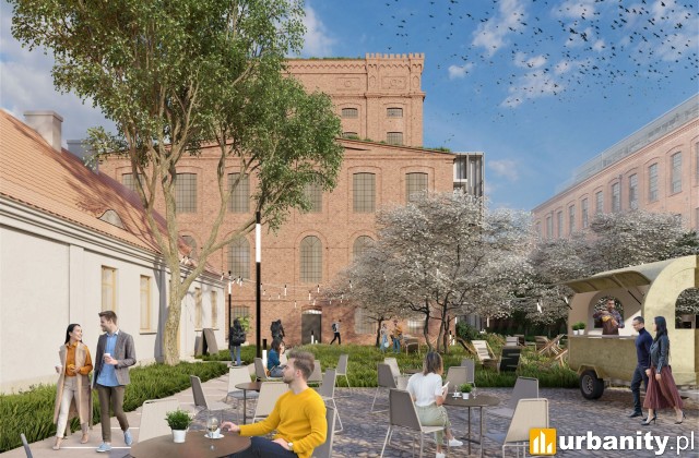 Przędzalniana 71 w Łodzi, wizualizacja inwestycji, wiz. OKAM